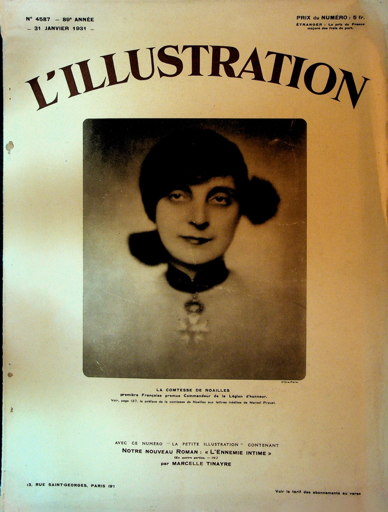 L'Illustration Magazine January 31 1931 Anna Pavlova Jeanne Juilla Miss France0