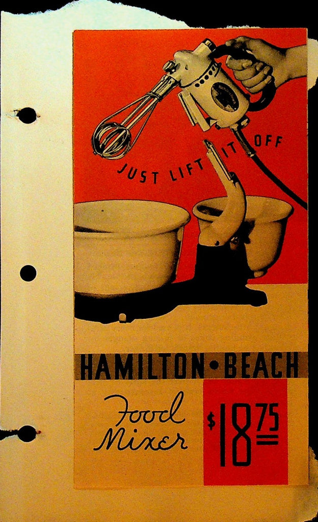 Hamilton Beach Food Mixer Brochure 1930s0