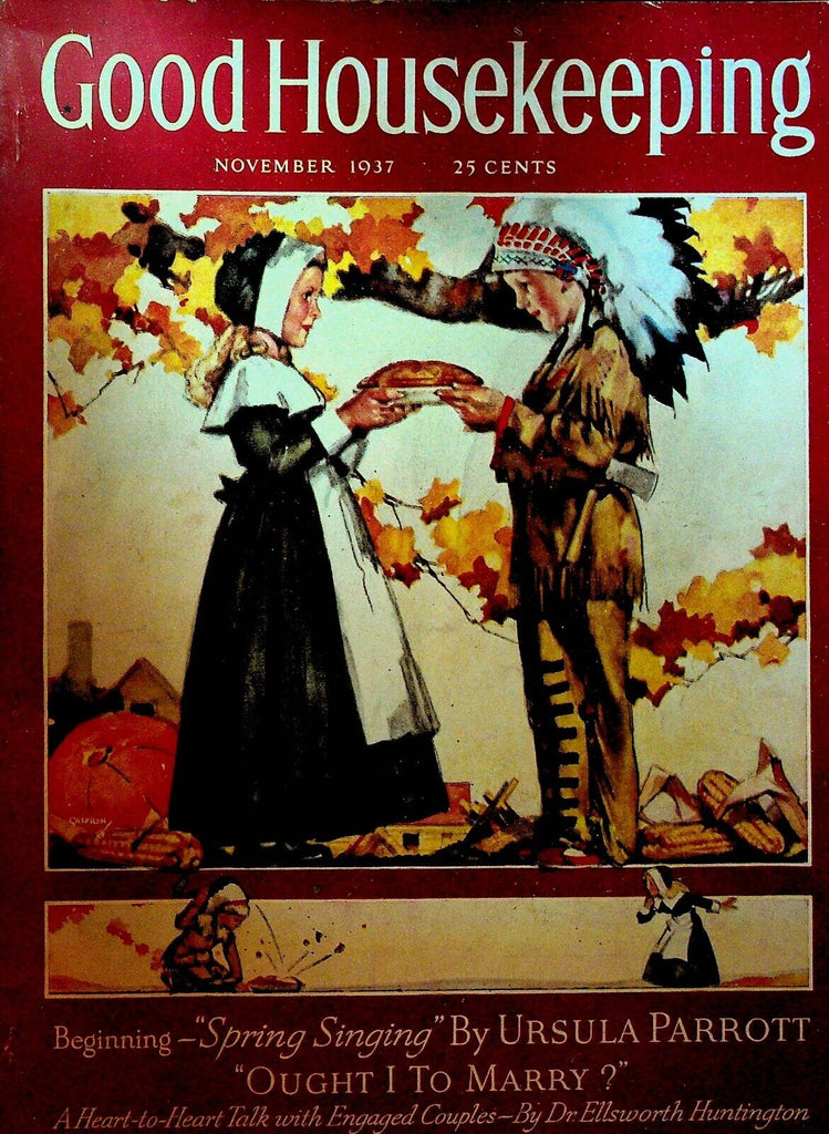 Good Housekeeping Magazine Walt Disney November 1937 Snow White & Seven Dwarfs
