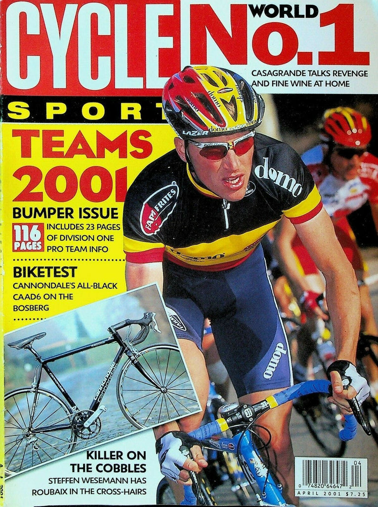 Cycle Sport Magazine April 2001 Francesco Casagrande Joane Somarriba 0