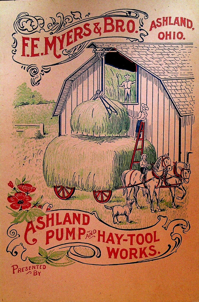 FE Myers & Bro Ashland Pump & Hay Tool Works Catalog ca 1910 Clover Leaf0