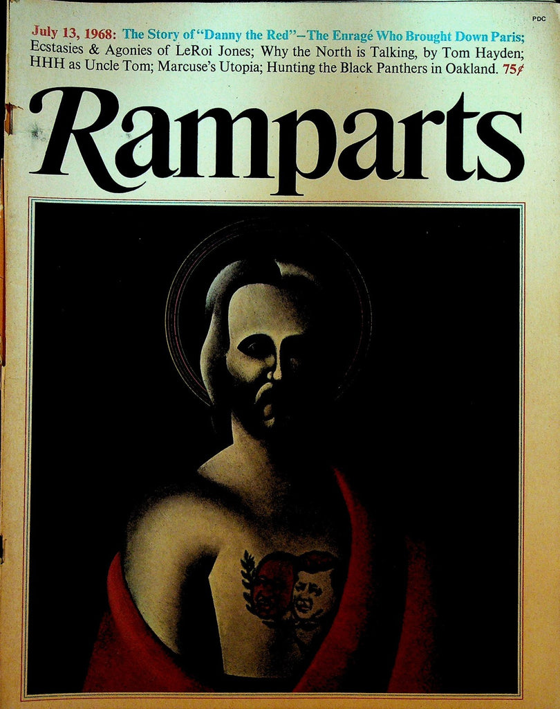 Ramparts Magazine July 13 1968 LeRoi Jones Black Panthers Tom Hayden Vietnam0