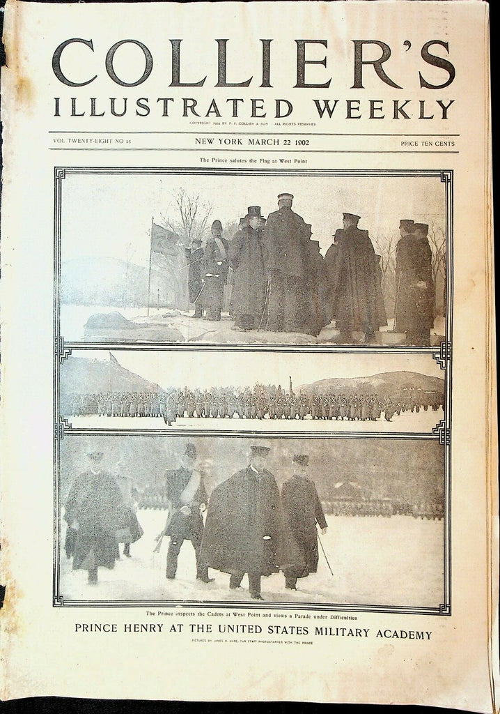 Collier's Magazine March 22 1902 Philippines Guerilla Warfare Prince Henry0