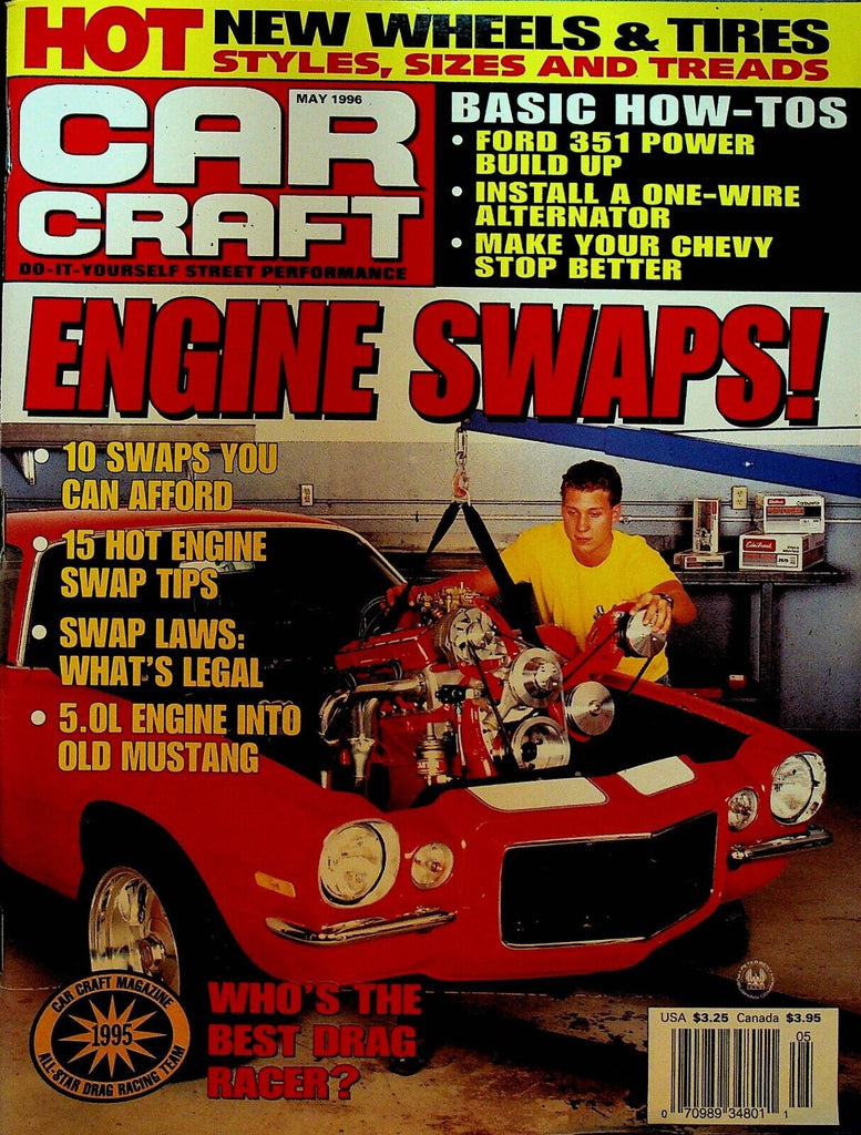 Car Craft Magazine May 1996 Ford 351 Kenny Brown GTO Convertible Camaro