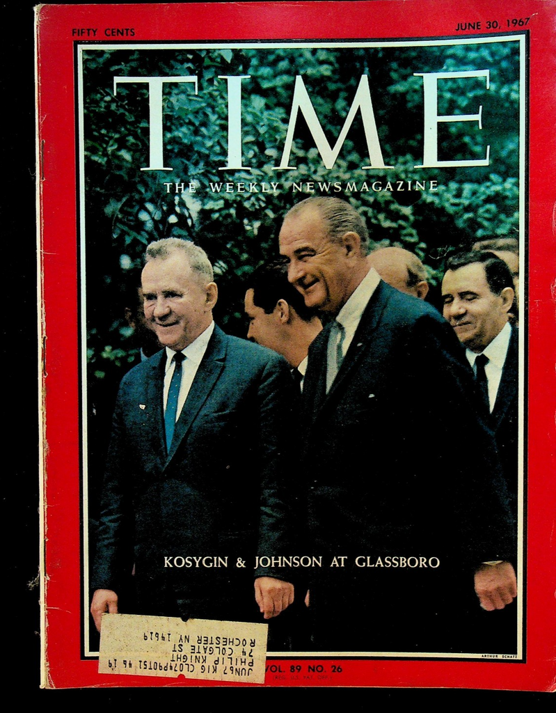 Time June 30 1967 LBJ Atlanta Civil Rights Riot Sonny & Cher Barbra Streisand0
