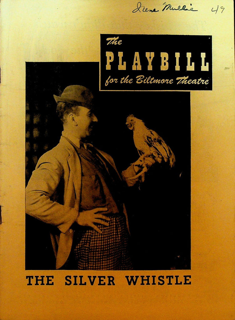 The Silver Whistle Playbill February 14 1949 Jose Ferrer William Lynn0