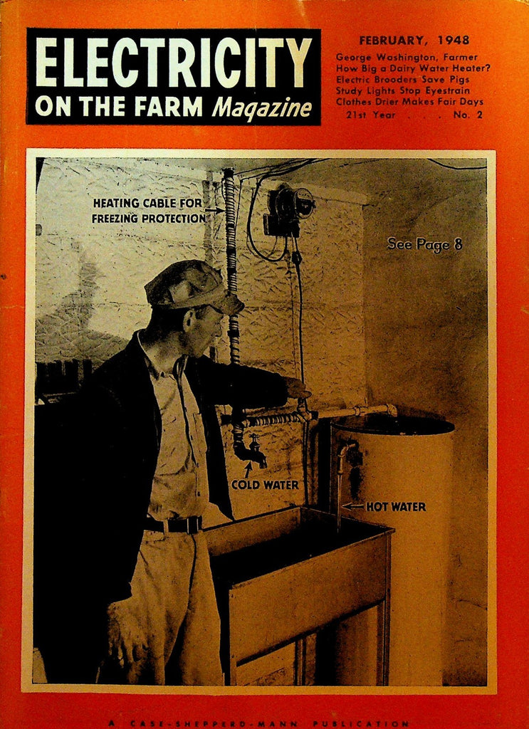 Electricity on the Farm Magazine February 1948 George Washington0