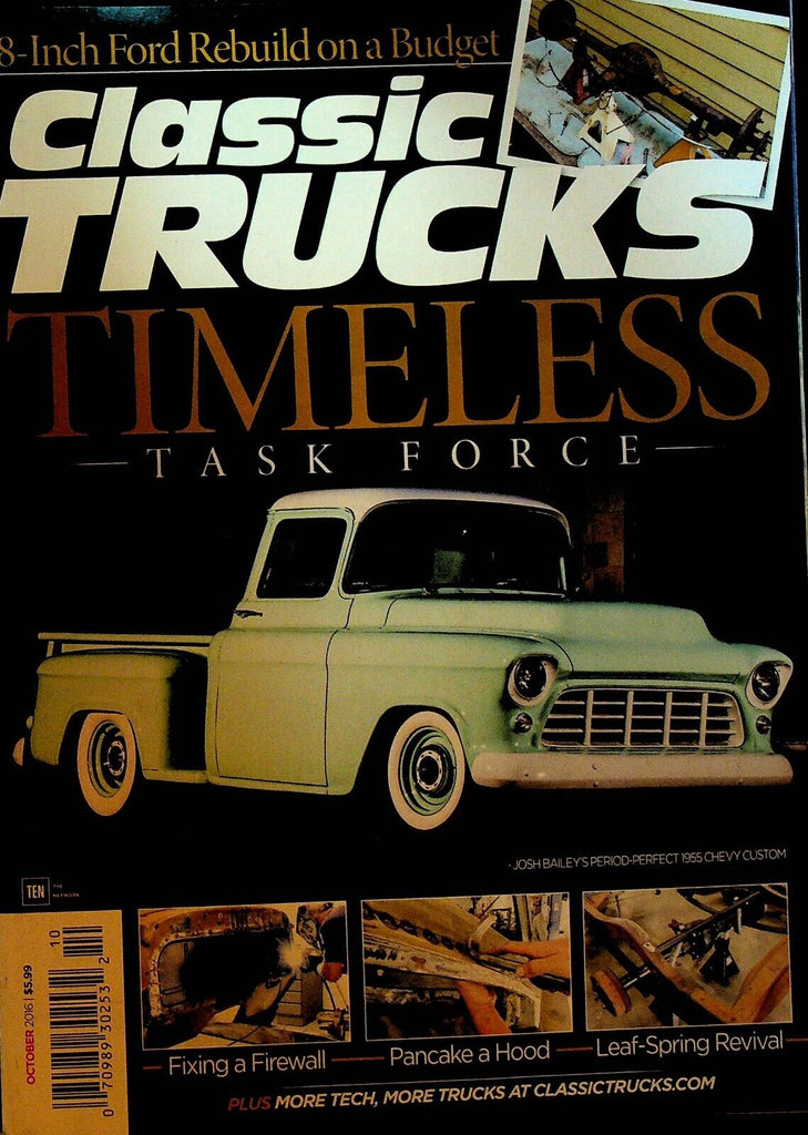 Classic Trucks Magazine October 2016 Chevy 3100 Stepside C10 Ford F-100