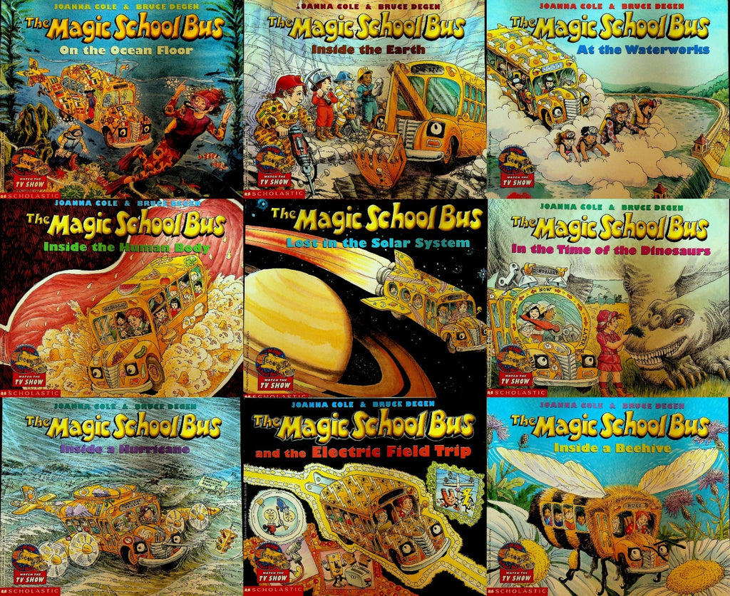 Magic School Bus Lot of 9 Softcover Books Scholastic0