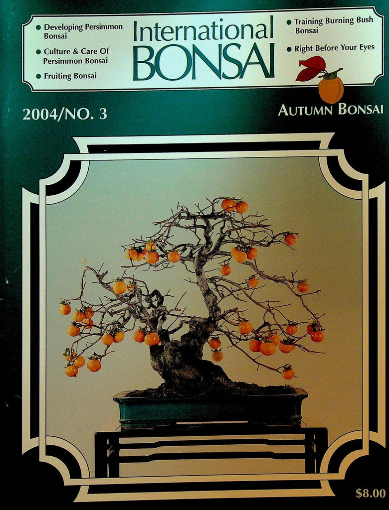 International Bonsai Magazine 2004 #3 Autumn Bonsai Takeyama Bonsai Persimmon0
