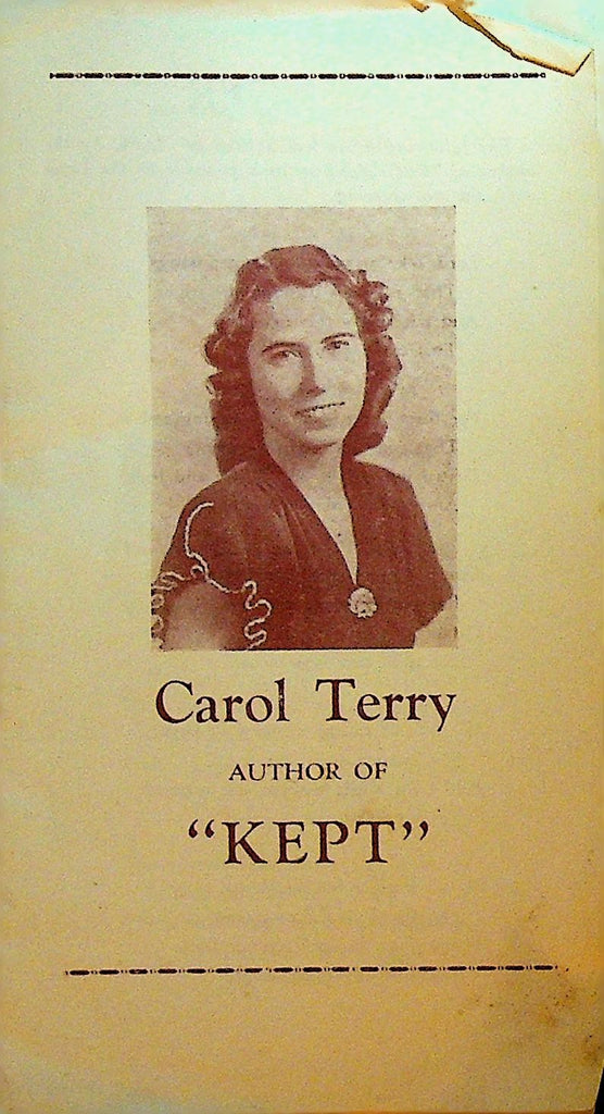 Kept Carol Terry Prisoner in Philippines WWII Book Brochure Terry Warne0