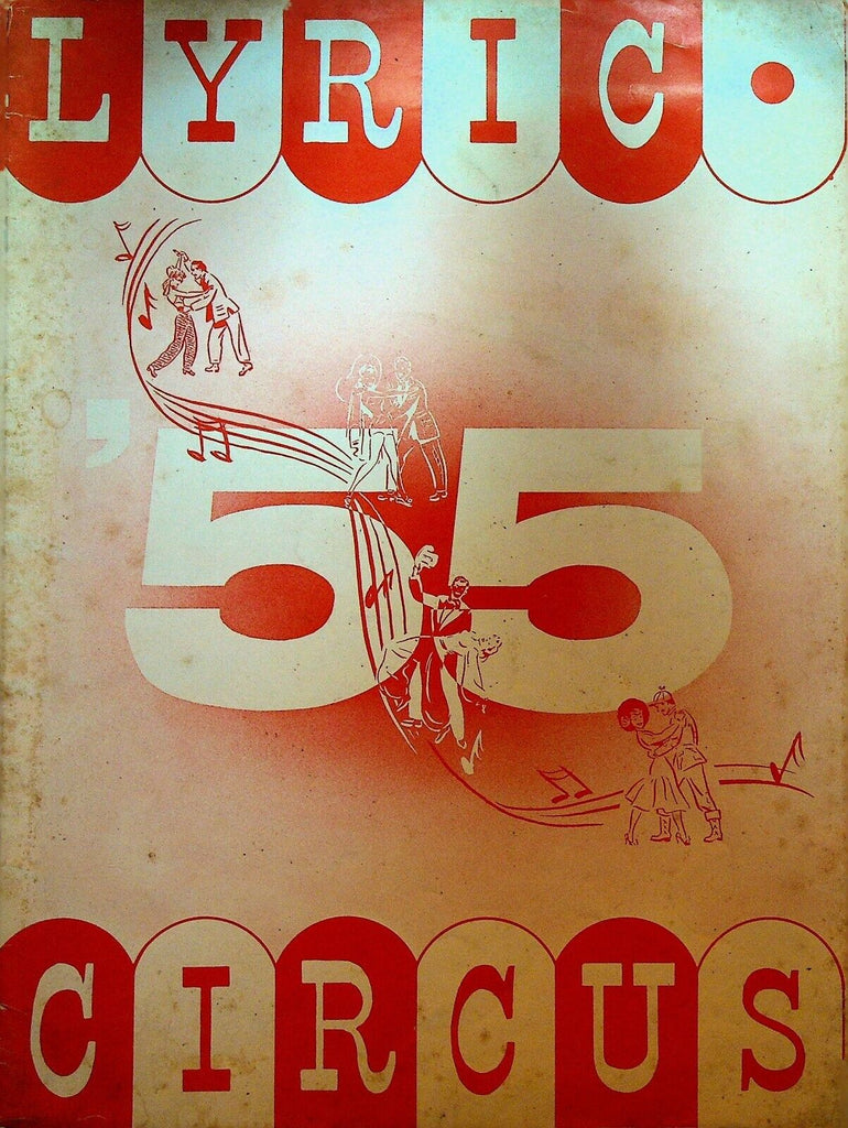 Lyric Circus 1955 Season Program Skaneateles NY South Pacific Merry Widow
