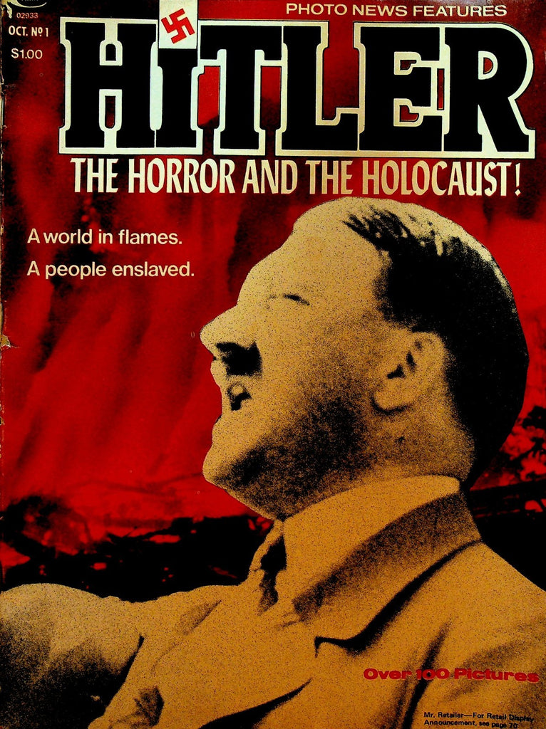 Adolf Hitler the Horror & The Holocaust Magazine 1974 WWII0