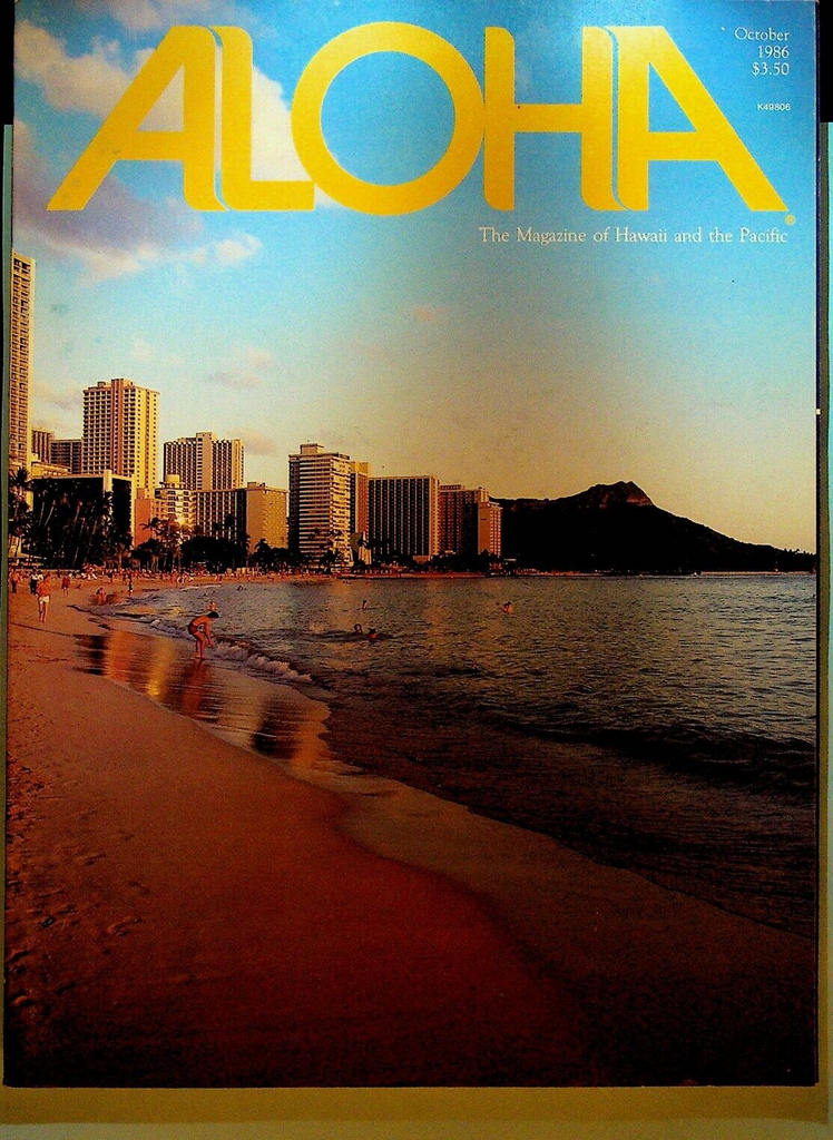 Aloha Magazine Hawaii October 1986 Maui Ka Lio Molokini Macau Waikiki