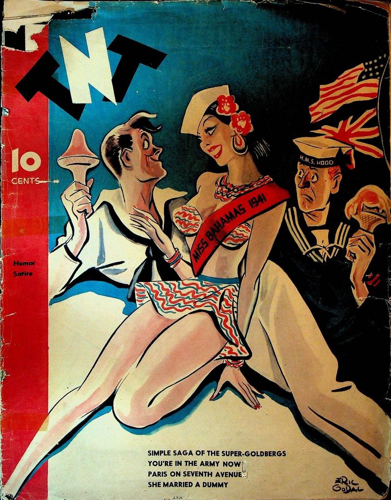 TNT Magazine March 1941 FIRST ISSUE WWII Humor Eric Godal