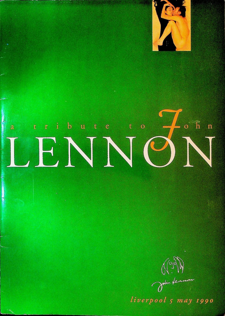 A Tribute to John Lennon Program May 5 1990 Liverpool Moody Blues Paul McCartney0