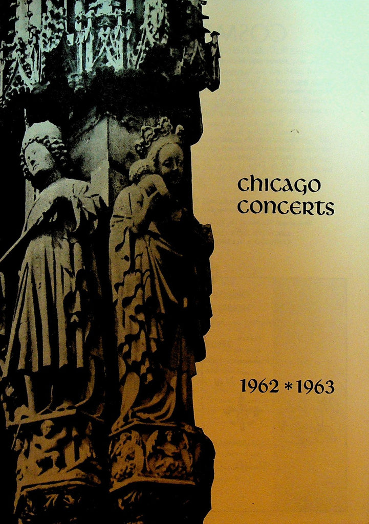 Joan Sutherland Concert Program January 29 1963 Chicago Concerts0