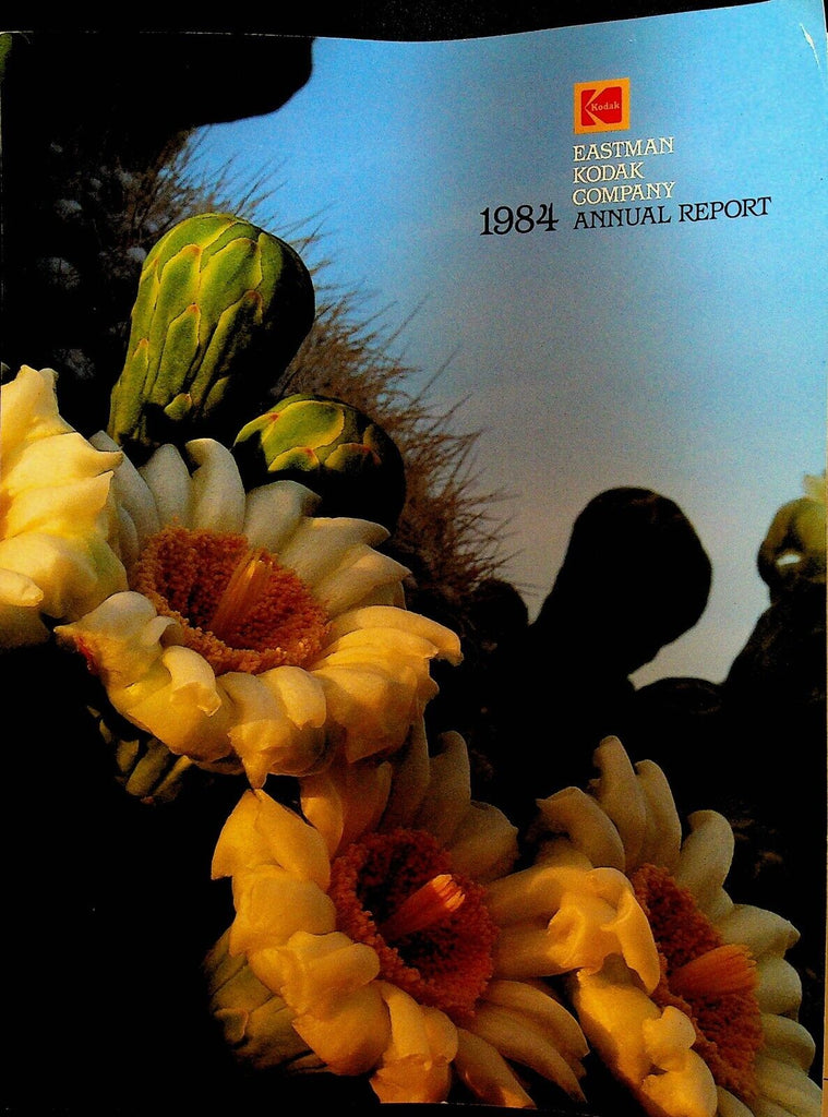 Eastman Kodak Company Annual Report 1984 Film Camera Photography