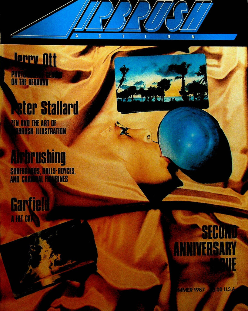 Airbrush Action Magazine Summer 1987 Garfield the Cat Jerry Ott Peter Stallard0
