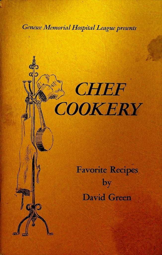 Genesee Memorial Hospital League NY Chef Cookery David Green Recipes 1973