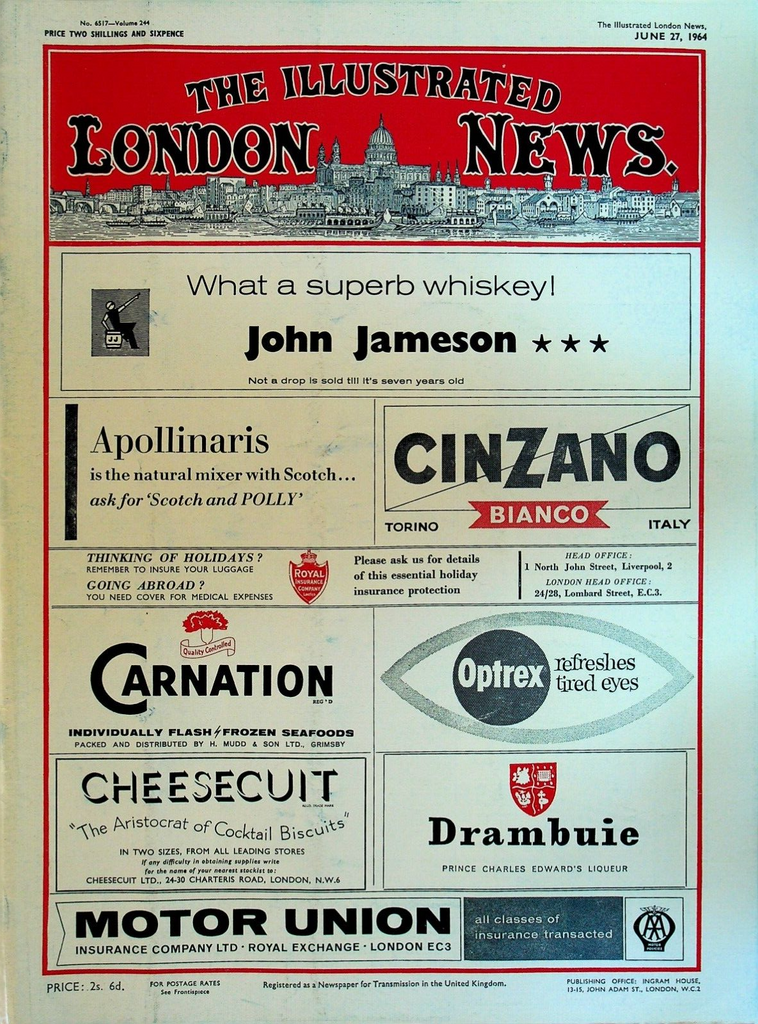 Illustrated London News June 27 1964 Nigata Japan Merton College Wimbledon