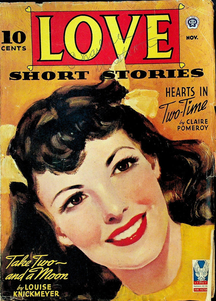 Love Short Stories Pulp November 1942 Claire Pomeroy Louise Knickmeyer0