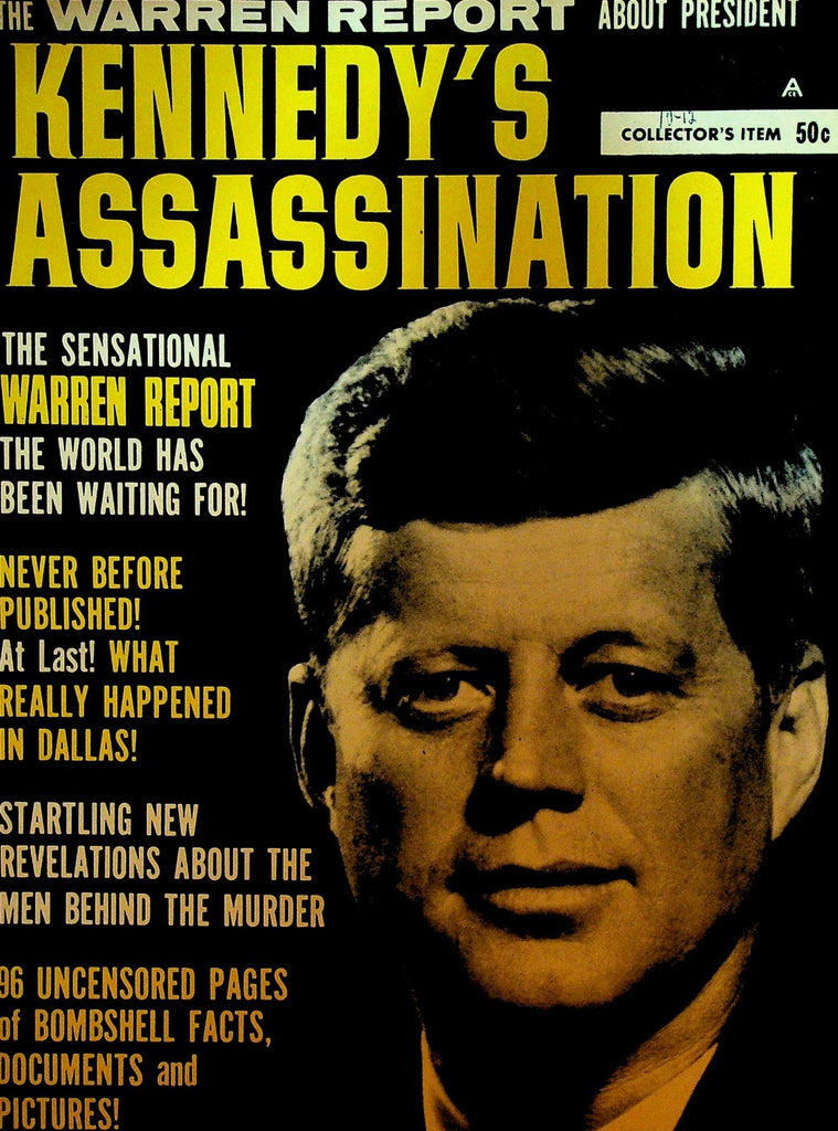 Warren Report About Kennedy's Assassination Magazine JFK John F Kennedy0
