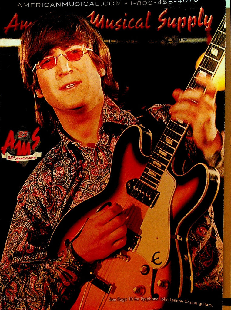 American Music Supply Catalog Anniversary 2011 John Lennon0