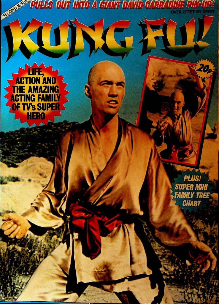 Kung Fu TV Show David Carradine Poster Pinup Magazine