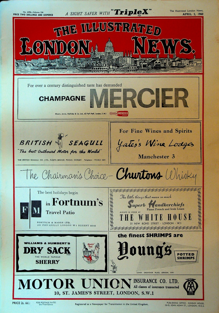 Illustrated London News April 2 1960 Merryman II Grand National Pier Angeli0
