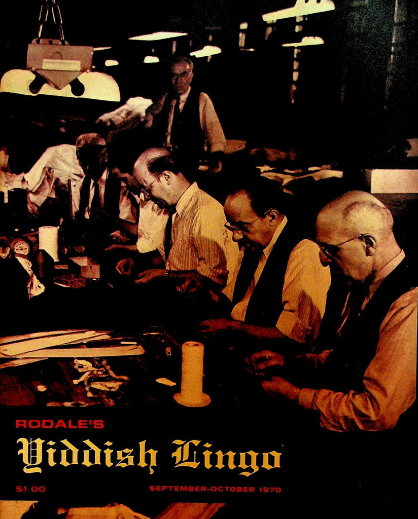Rodale's Yiddish Lingo Magazine September 1970 Sholom Asch Joseph Krauskopf0