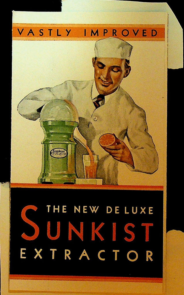 New Sunkist Deluxe Extractor Brochure 1930s0