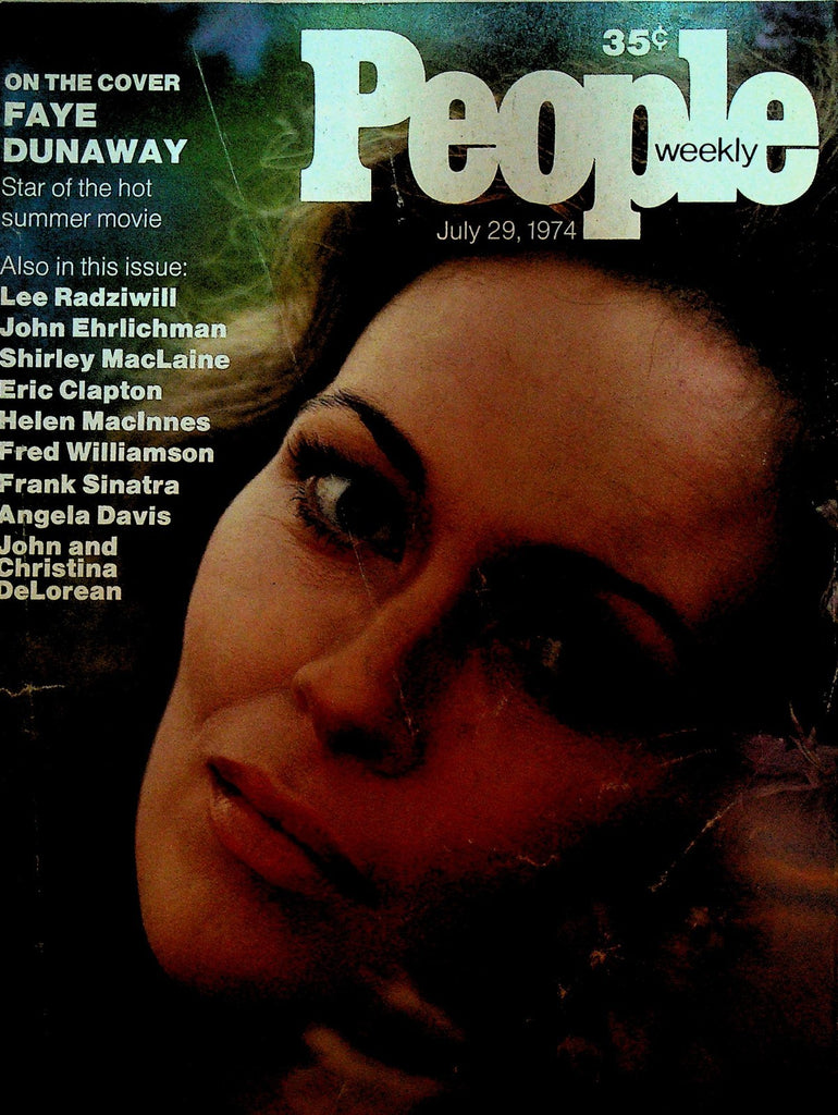 People Magazine July 29 1974 Faye Dunaway Eric Clapton Frank Sinatra0