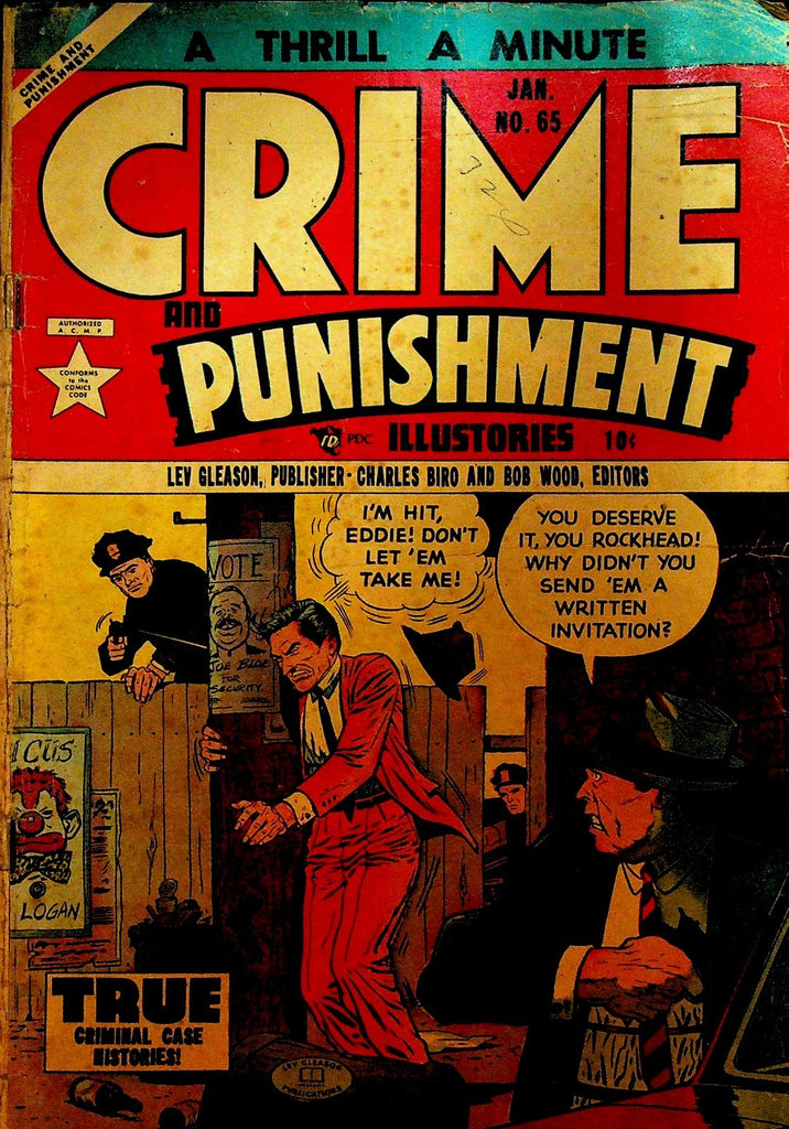 Crime and Punishment 65 1953 Golden Age Crime Charles Biro0
