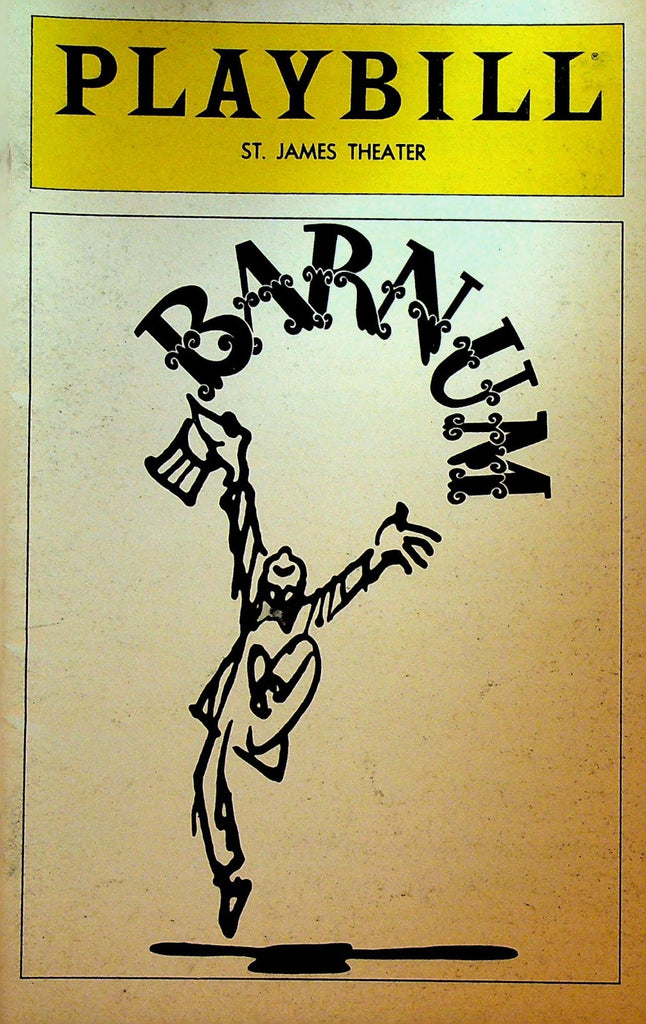 Barnum Playbill July 1980 Jim Dale Glenn Close Terri White Sophie Schwab0