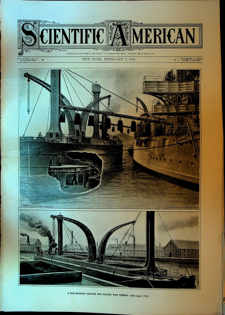 Scientific American February 2 1907 English Channel Tunnel Toy Automobile0