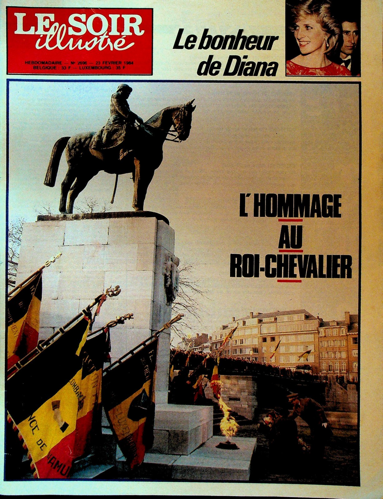 Le Soir Illustre February 23 1984 Princess Diana Bjorn Borg Kool and the Gang0