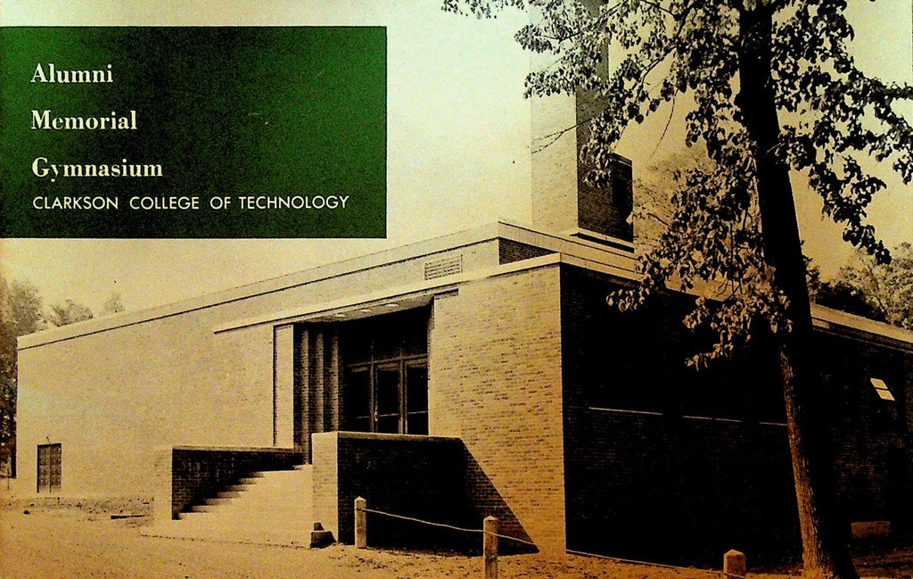 Clarkson College of Technology NY 1950s Booklet Alumni Memorial Gymnasium0
