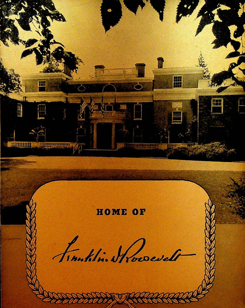 Home of Franklin D Roosevelt Hyde Park NY Brochure 19500