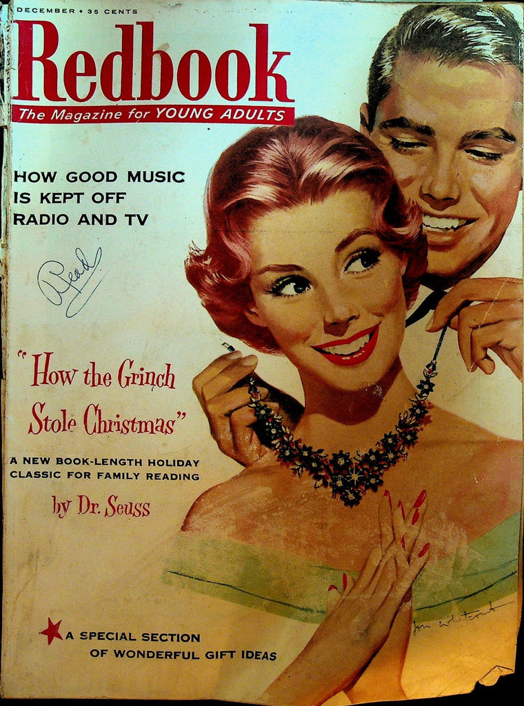 Redbook Magazine December 1957 Dr. Seuss How the Grinch Stole Christmas0