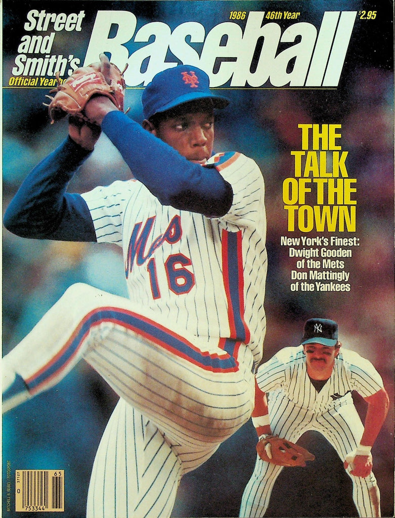 Street & Smith's Official Baseball Yearbook 1986 Dwight Gooden Don Mattingly0