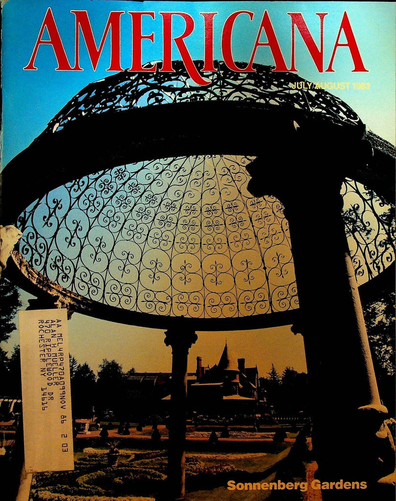 Americana Magazine July 1983 Sonnenberg Gardens Allan Jaffe Corning Museum