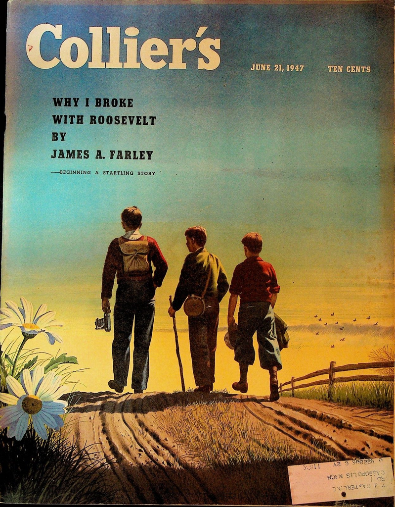 Collier's Magazine June 21 1947 Perry Como Jefferson Machamer Virginia Myers0