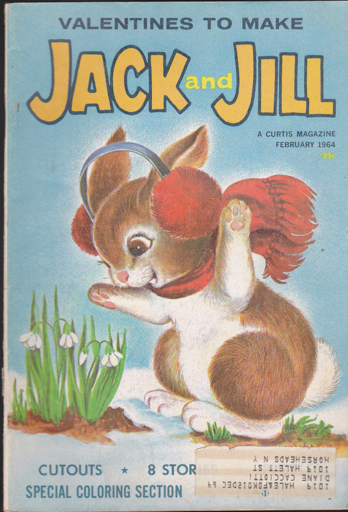 Jack and Jill Magazine Welcome Spring Irma Wilde  February 19640