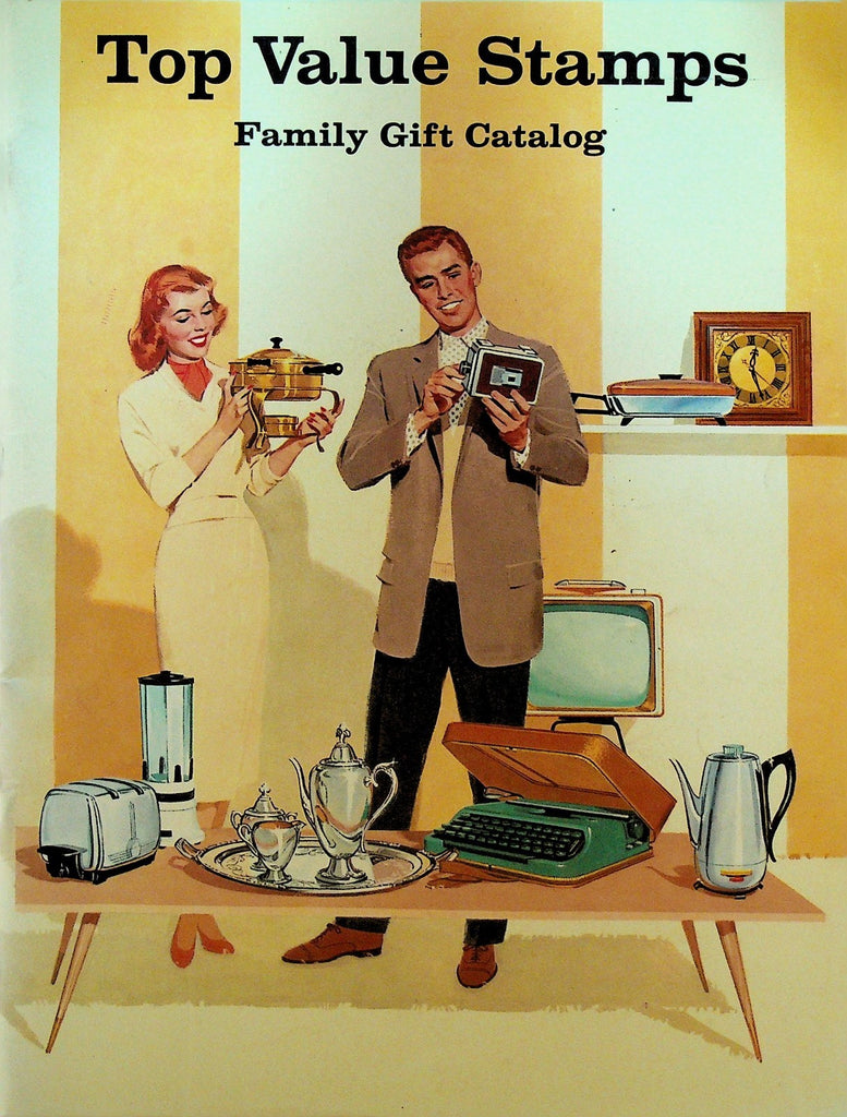 Top Value Stamps Family Gift Catalog 1958 Lamps Clocks Tools0