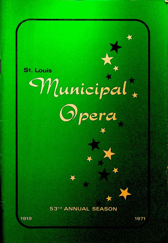 St Louis Municipal Opera 1971 Season Program Stuttgart Ballet Romeo & Juliet