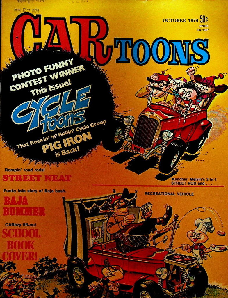 Car Toons CarToons October 1974 Bruce Steffenhagen0