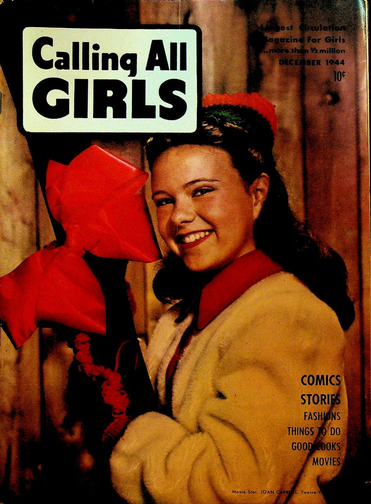 Calling All Girls 35 December 1944 Joan Carroll Fashion Movies0