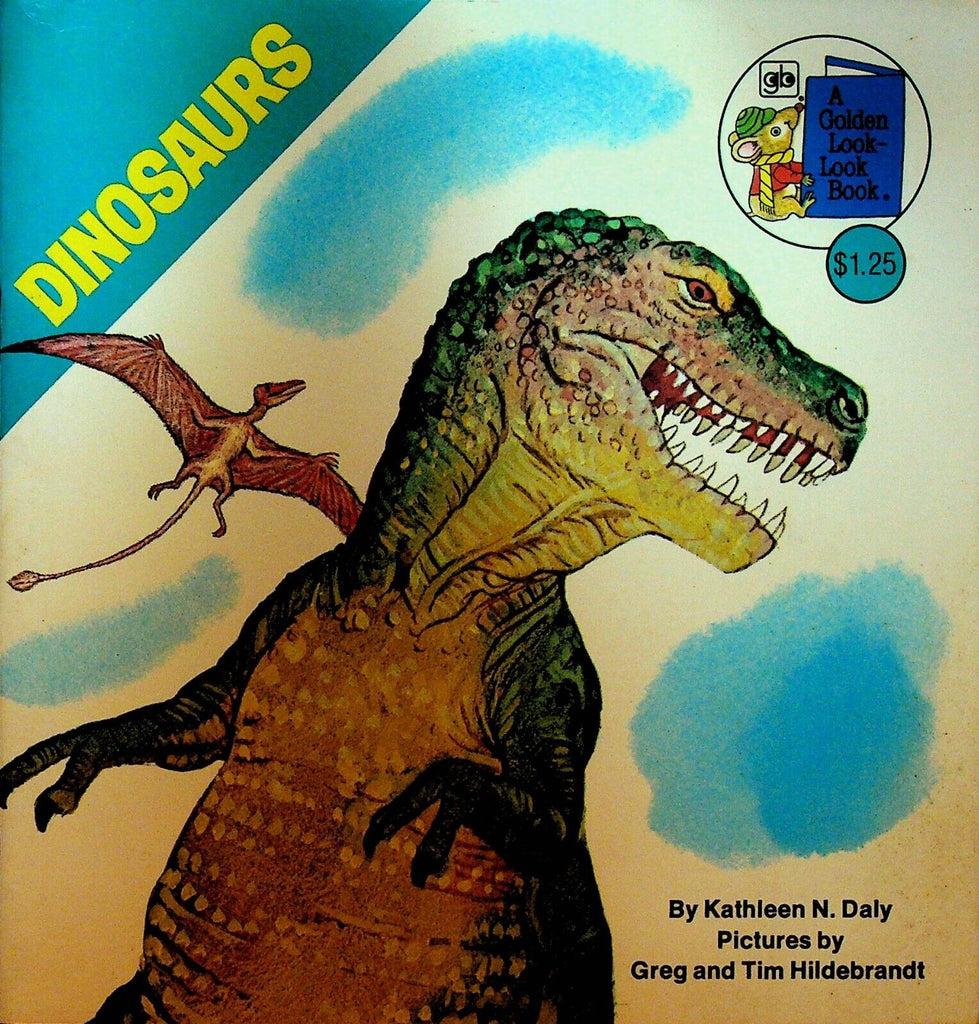 Dinosaurs Golden Look Look Book 1977 Greg & Tim Hildebrandt