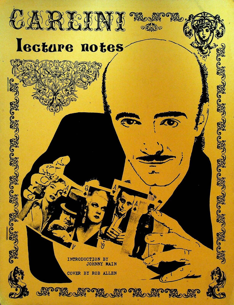 Carlini the Magician Lecture Notes Signed